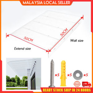 Awning Roof Outdoor Canopy Courtyard Rain Protections Sunshade Canopy Polycarbonate Awning UV Protection 遮阳棚