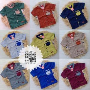 Kemko Anak Laki Laki Terbaru 2024 1-10 Tahun / baju koko anak laki laki terbaru 2024 / kemeja koko anak laki laki / atasan koko anak laki laki / kemeja koko anak - Obun