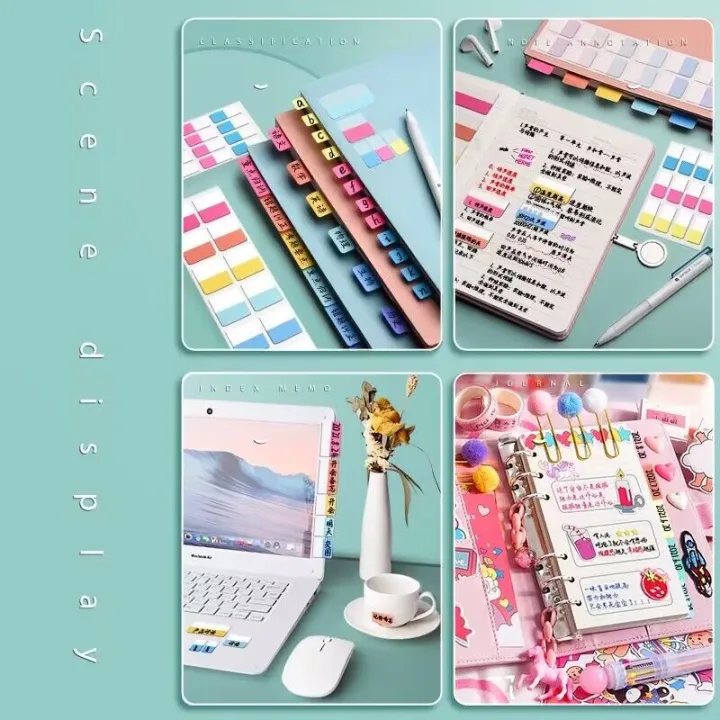 60%20Sheets%20Transparent%20Index%20Label%20Office%20Classification%20Sticker%20Sticky%20Note%20Student%20Stationery%20-%20Image%202