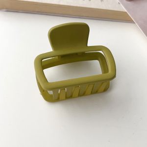 5211JEW Matte Hair Claw Clips Non Slip Small Square Hair Clips Simple High Ponytail Clip Women Girls
