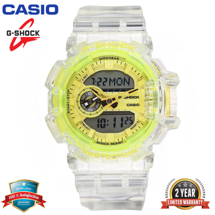 ต้นฉบับ G-Shock GA400 ผู้ชายกีฬานาฬิกาคู่แสดงเวลา 200 เมตรกันน้ำกัน ...