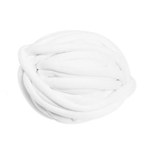 โครงการถักโครเชต์เส้นใยธรรมชาติเส้นด้ายถักผ้าฝ้ายเนื้อนุ่มขนาดใหญ่18.59YardX2cm สำหรับผ้าพันคอผ้าห่มเด็กกระเป๋า