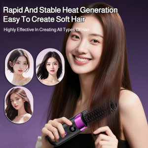 Wireless Hair Straightener Multi Functional High Top Negative Ion Hair Care Gentle on Hair Long Lasting无线护发直发梳