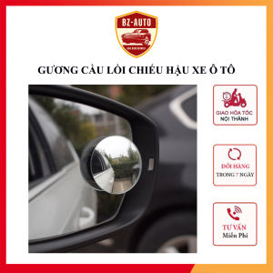 Bộ 2 Gương Cầu Lồi Ô Tô Không Viền Gương Lồi Chiếu Hậu Ô Tô Gương Cập Lề Ô Tô Soi Lốp Sau ... Bz-Auto (BzAuto)