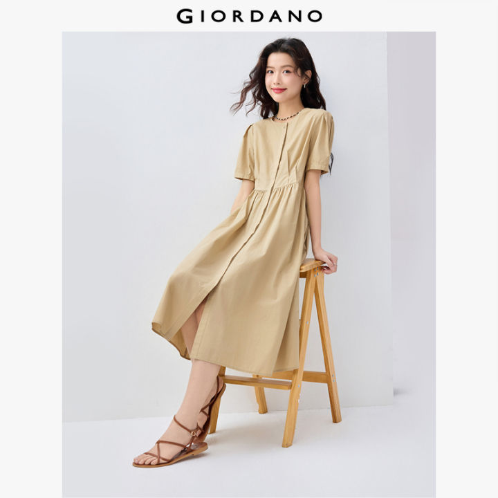 open lace back dress Pleated Midi Dress  SANS & SANS Singapore