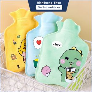 Túi chườm vải nhung mềm mịn nóng sưởi ấm giảm đau bụng hiệu quả  họa tiết ngẫu nhiên