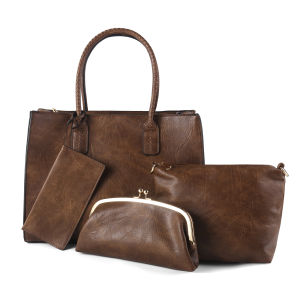 LIKEBAG กระเป๋าถือแฟชั่นสำหรับของผู้หญิงความจุขนาดใหญ่กระเป๋าถือหนังลำลองมีซิปกระเป๋าคลิปหนีบขวดนมเด็กที่สวยงามกระเป๋ารวมกันกระเป๋าพกพาทุกวัน