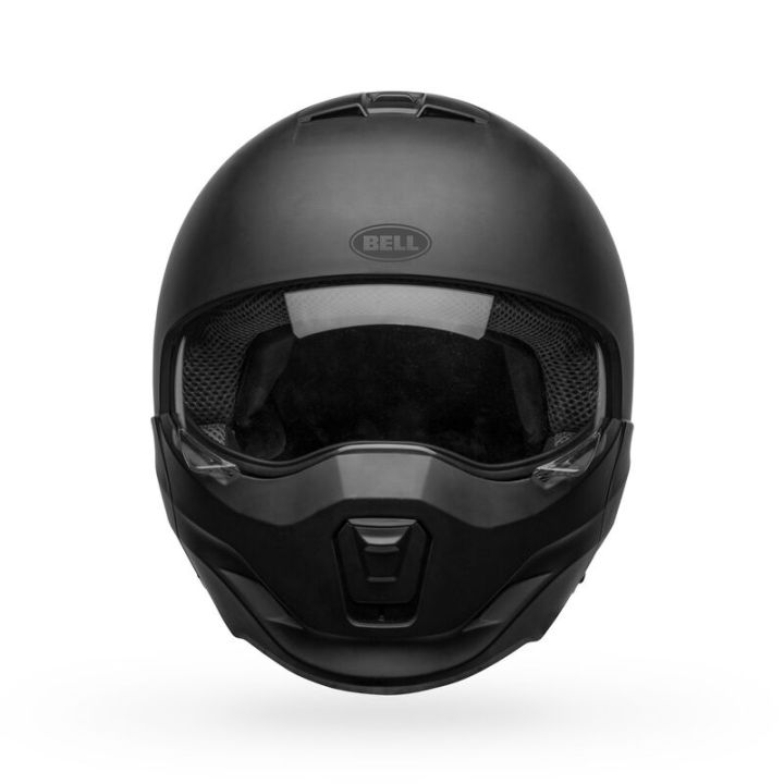 Casco Moto Bell Broozer Gloss Black - Modulare, Mentoniera Rimovibile, Leggero 1.4kg, Taglia Media, DOT - 4