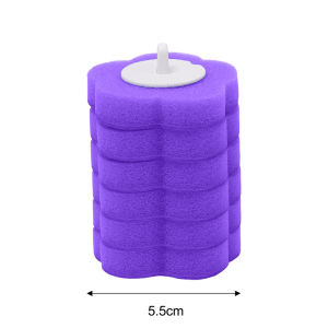 60Pcs Disposable Toilet Brush Replacement Toilet Brush Head Dissolving Bathroom Brush Cleaning Pad Kit for Household Cleaning