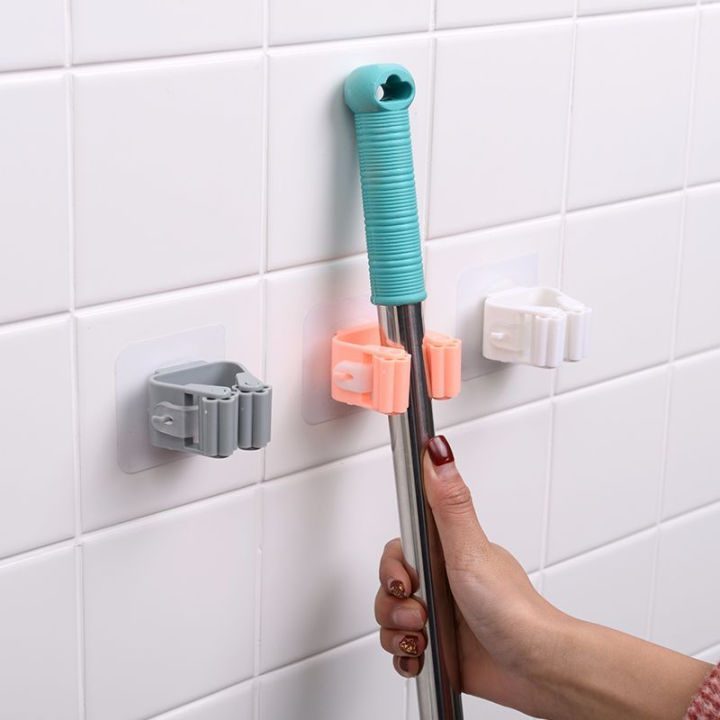 Tsuki Hanging Wall Clip Holder for Bracket Brush Broom Mop