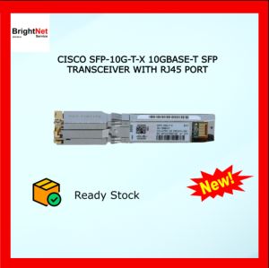 Cisco SFP-10G-T-X 10GBASE-T SFP Transceiver with RJ45 Port