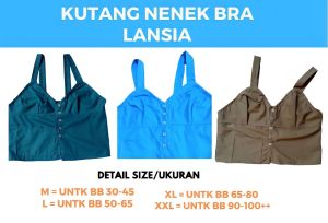 TERMURAH!!! Bh Nenek / Kutang Nenek Jadul BAHAN KATUN