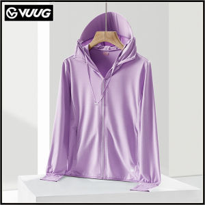 VUUG Quần Áo Chống Nắng Vải Viscose 2022 Quần Áo Chống Nắng Mũ Có Thể Tháo Rời Quần Áo Thoáng Khí Chống Tia UV Cho Nam