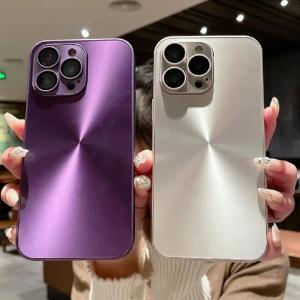 Luxury Dazzling CD Square Frame Phone Case For iPhone 11 12 13 14 15 16 17 Air Pro Max Plus Silicone Cover With Lens Protective