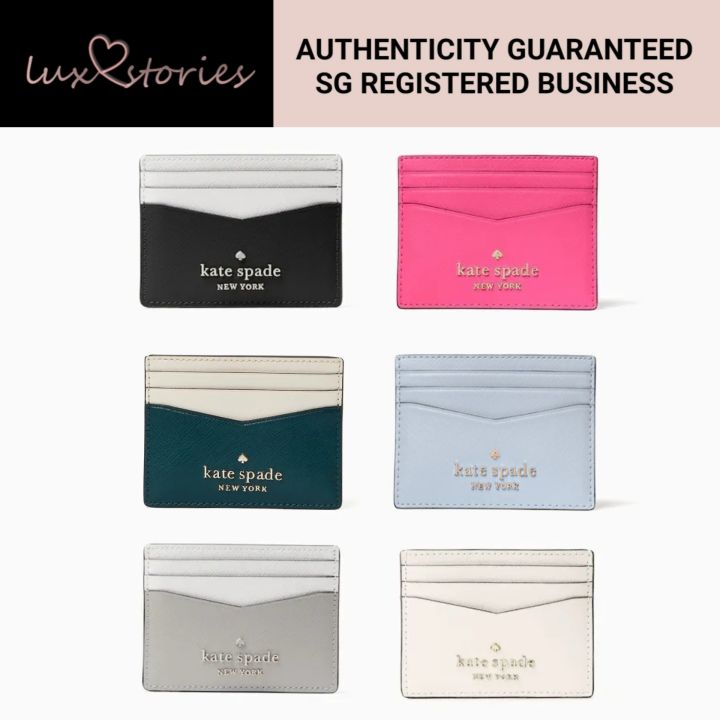 INSTOCK Kate Spade Staci Small Slim Card Holder WLR00129 WLR00125 Lazada Singapore