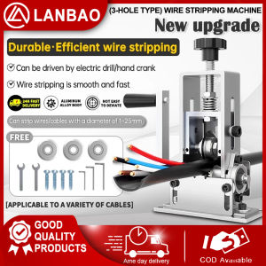 Electric Automatic Wire Stripper Machine Cable Stripper Electric Wire Stripping Tool Cable Peel Wire Cutter Wire Stripper Heavy Duty Automatic Wire Stripper Tool