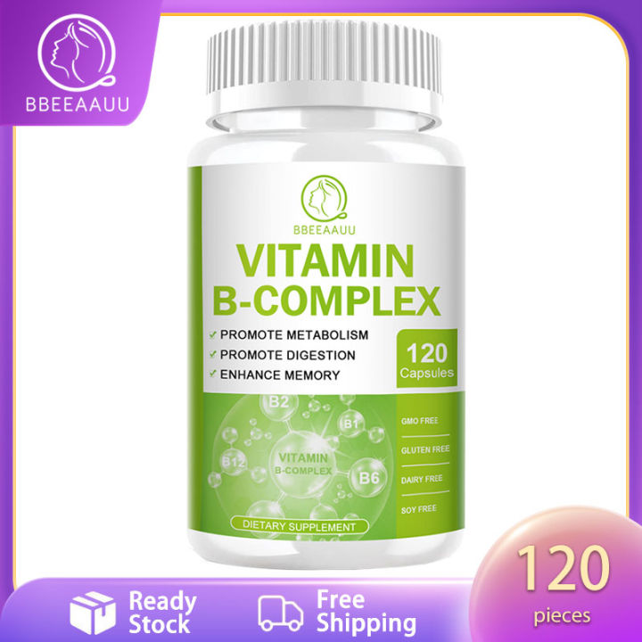 Bbeeaauu Vitamin B Complex （B1, B2, B6, B12）Immune Health, Energy ...