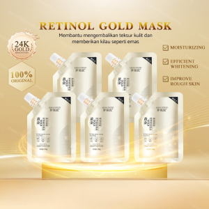 Masker Wajah bpom Gold Retinol Peptide Anti Aging Mengencangkan Membersihkan Pori-Pori Menghaluskan