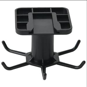 Kitchen Organizer Hooks Rotating Storage Rack Without Punching Wall-Mounted Kitchenware Supplies Gods Multifunctional Shelves