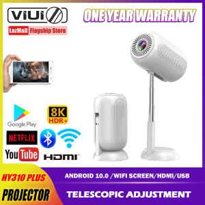 VIUIO HY310 PLUS Projector Full HD 1080P Projector 8000 Lumens Tripod Speaker High Brightness Youtube Netflix Andriod Projectors