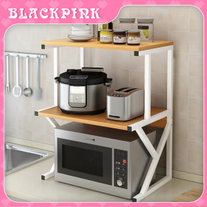 ชั้นวางไมโครเวฟ 2 ชั้น ไมโครเวฟชั้นวาง ชั้นวางของอเนกประสงค์ ชั้นวางของ ชั้นวางคร่อมไมโครเวฟ ชั้นวางของในห้องครัว ชั้นวางเตาอบ