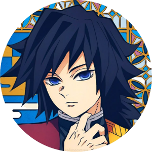 Set 70 Sticker Demon Slayer: Kimetsu no Yaiba - Thủy trụ Tomioka Giyuu dán laptop điện thoại đàn guitar mũ bảo hiểm vali.