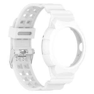 Strap + Case for Google Pixel Watch 2 Women Men Integrated Silicone Band and Bumper Cover Protector for Google Pixel Watch 2 Waterproof Bracelet Soft Wristband