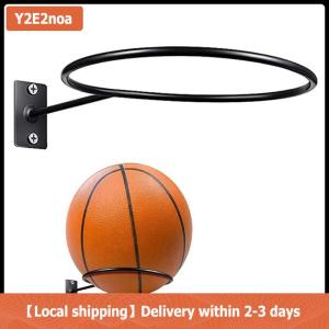 【Local shipping】 Multi-purpose Football Display Shelf Ball Holder Wall Mounted Basketball Storage Rack Living Room Decor Space Saving