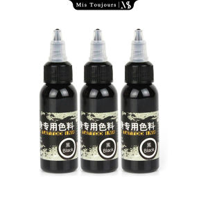 3 Bottles 30ml/bottle Black Temporary Tattoo Ink For Body Paint Airbrush Spray Color
