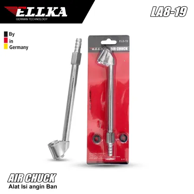 (PAKET & SATUAN) Air Chuck Dan Air Duster Alat Pengisi Angin Ban YUKIDO/ELLKA Isi Angin 2 Kepala - Coupler Tire Chuck