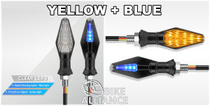 ✔READY STOCK✔ BOWLING BALL SHAPE DUAL COLOR TURNING SIGNAL Y15 RS150 Y16 UNIVERSAL