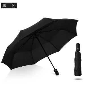 AE Fully automatic large cat-themed sun umbrella dual-purpose for sun and rain black-coated folding umbrella