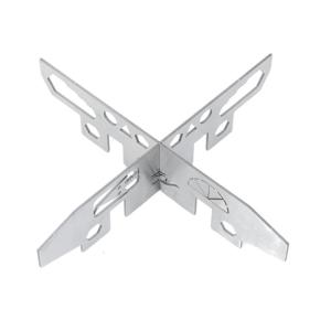 สแตนเลสแบบพกพาสำหรับใช้ในทนความร้อนได้แคมป์ปิ้งที่ยึดถอดออกได้แอลกอฮอล์แบบยึดติดกับเตาในการตั้งแคมป์กลางแจ้ง