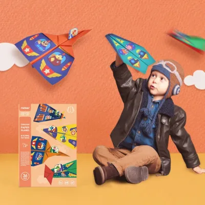 MiDeer Kids Origami Paper Planes