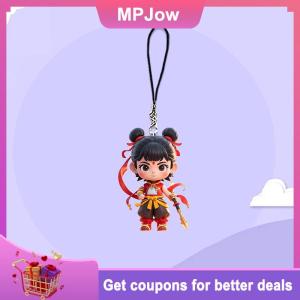 【MPJow】 Nezha 2: The Devil Boy Conquers The Dragon King Cartoon Anime High-value Mobile Phone Chain Nezha Ao Bing Schoolbag Pendant