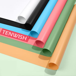 Tenwish Waterproof Dustproof Colorful PVC Backgrounds Backdrops for Photography Studio Photo Shooting