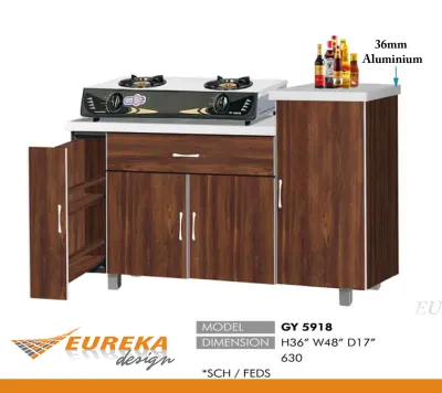 EUREKA 4ft Gas Kitchen Cabinet / Kabinet Dapur Gas