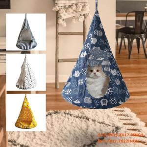 CHIC HUT Detachable Foldable Pet Supplies Breathable Cage Removable Hammock Cat Tent Hanging House Bed