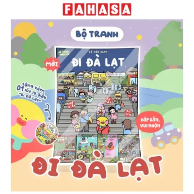 Bộ Tranh Tương Tác DIY Cô Tiên Xanh - Đi Đà Lạt