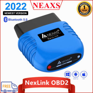 NEXAS NexLink OBD2 Scannner Unique BMW Motorcycle Diagnostic Scan Tool Car Engine Check Light Read and Erase Code For after 1996 Year All Car Diagnostic Tool Bluetooth 5.0 For iOS Android Car Scannner