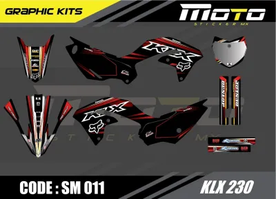 สติ๊กเกอร์ KLX 230 KAWASAKIทั้งคัน Graphic kit สติ๊กเกอร์เคลือบเงา สุดคุ้ม
