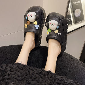 Psion OMG  รองเท้าแตะแฟชั่นผู้หญิง เป็นงานหัวโต พร้อมการ์ตูนติดน้องหมาตัวโตๆ น่ารักมากๆ เข้ากันสุดๆ แมทช์ง่ายใส่กับชุดไหนก็ปัง จับจองได้เลยน้า