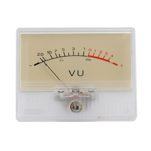 High Sensitivity VU Meter Yellow Panel VU Meter Digital Amplifier Pointer Sound Level Used for Home Theater Mixer-
