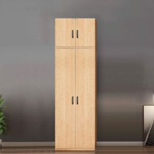 KENZZO New Arrival Promo : 260CM Extra Height Moden Minimalis Reka Bentuk Elegan Chennai Wooden Wardrobe almari baju