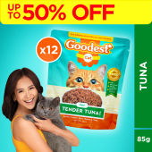Goodest Cat Multi-Variant Pack of 12 Wet Cat Food Pouch (85g)