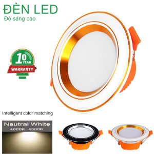 Đèn LED Âm Trần 220V Đèn LED Âm Trần Mỏng Đèn Dạng Tấm Đèn Trần Hình Tròn Đèn Đèn Âm Trần Đèn Led Tròn Đèn Dạng Tấm  Spotlight Chiếu Sáng Trong Nhà