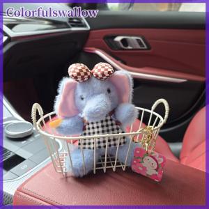 Colorfulswallow Dễ thương động vật voi sang trọng Búp bê đồ chơi Mặt dây chuyền Keychain Ba lô treo đồ trang trí quà tặng