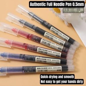 [MSIA SHIP] NOVELTY Authentic Full Needle Gel Pen 0.5mm 1pc Student School Office Stationery Supply Black Blue Red Ink Pen Quick Dry Smooth Signature Exam