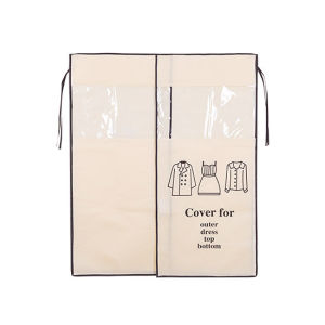 ผ้าคลุมเสื้อผ้าแขวนถุงเก็บฝุ่นโปร่งใสของใช้ในครัวเรือนตู้เสื้อผ้าผ้าคลุมเสื้อผ้าชุดสูทกันฝุ่นชุดแขวนกระเป๋าเสื้อผ้า
