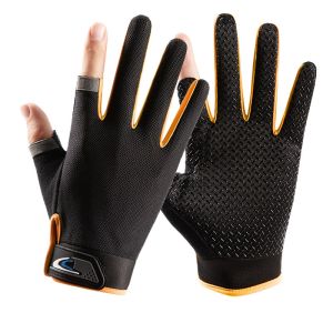 Bao Tay Thể Thao Hở 2 Ngón Chống Nắng Chống Trượt Dễ Dàng Thao Tác Trên Điện Thoại